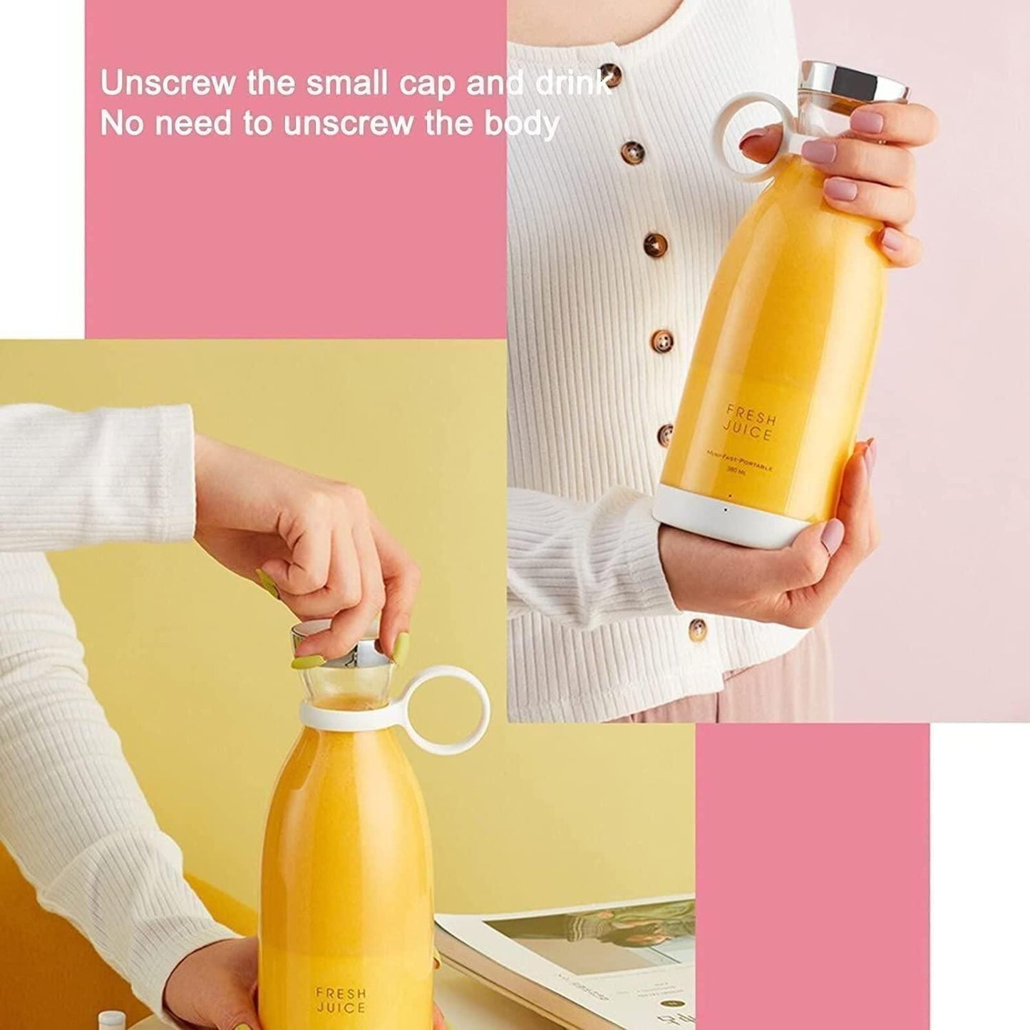 Sling Bag for Men & Women & Portable Juicer