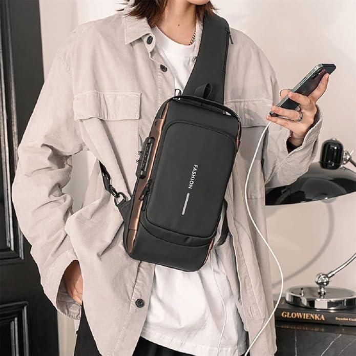 Sling Bag for Men & Women & Portable Juicer