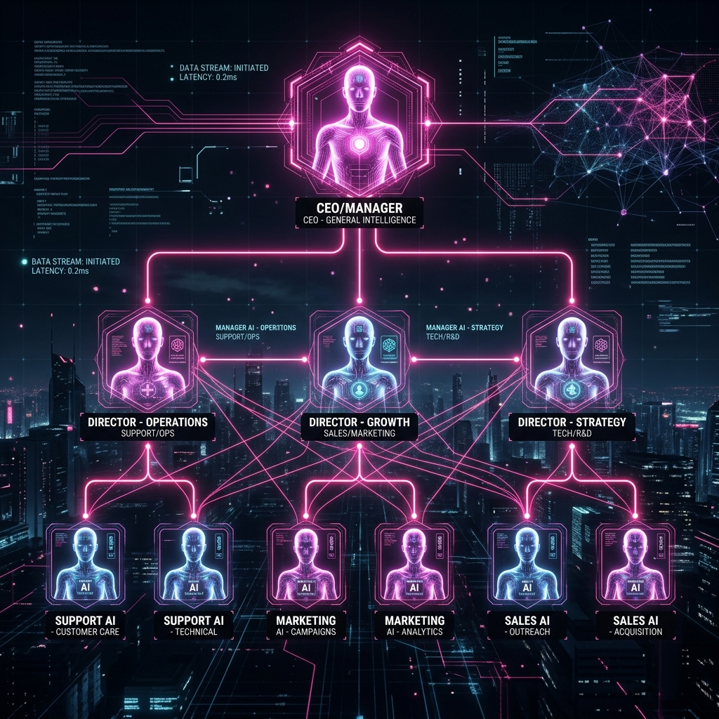 AI Organization — Org Chart & Network Visualization