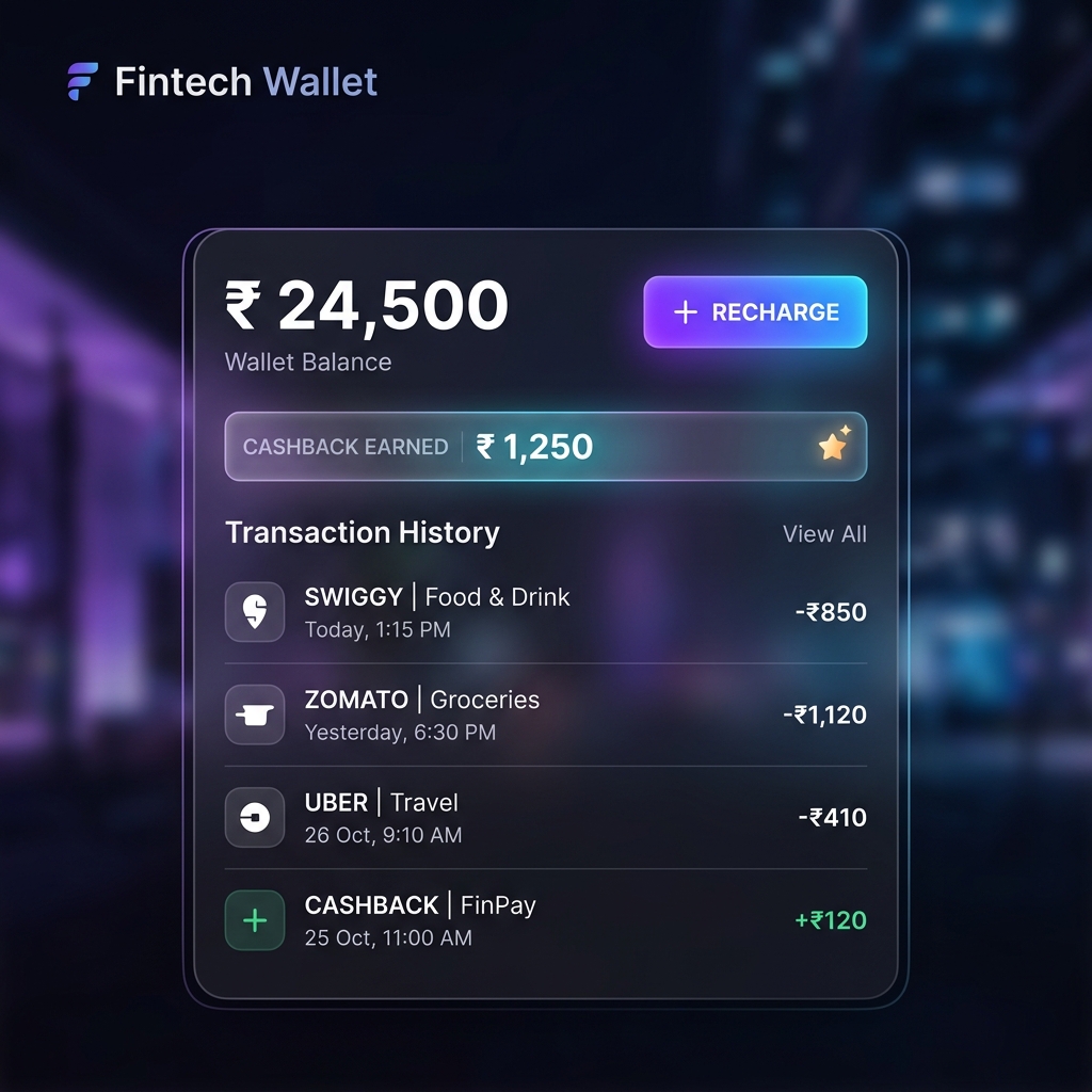 Wallet & Billing Dashboard