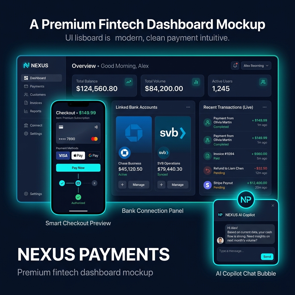 SwiftPay — Smart Checkout & Dashboard Overview