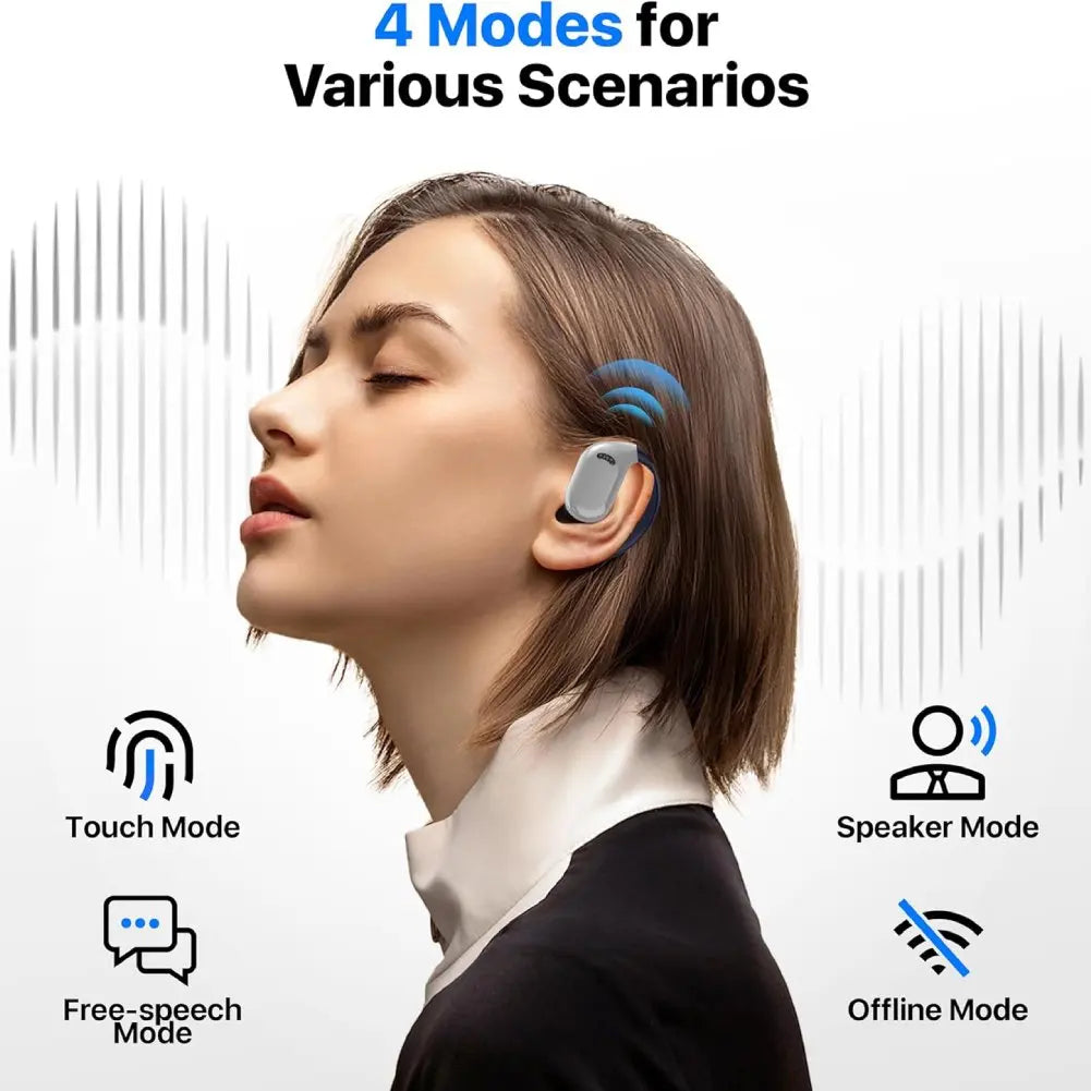 IntelloAI Note: AI Translator Earbuds